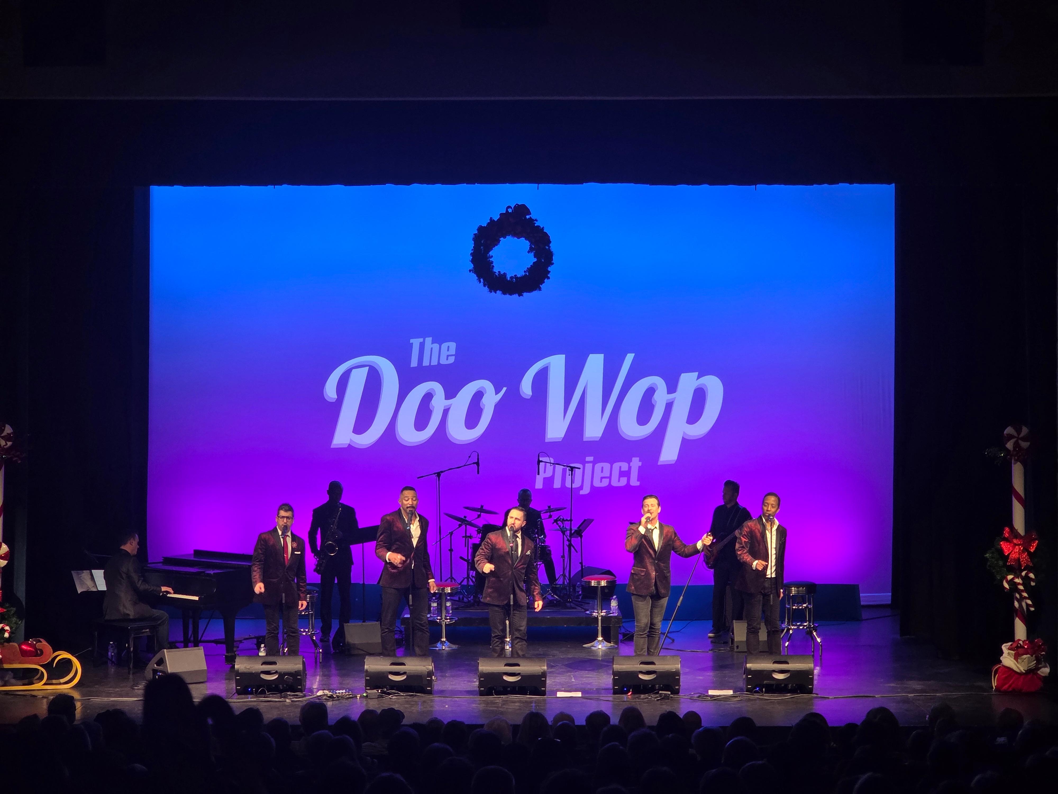 The Doo Wop Project stage lighting